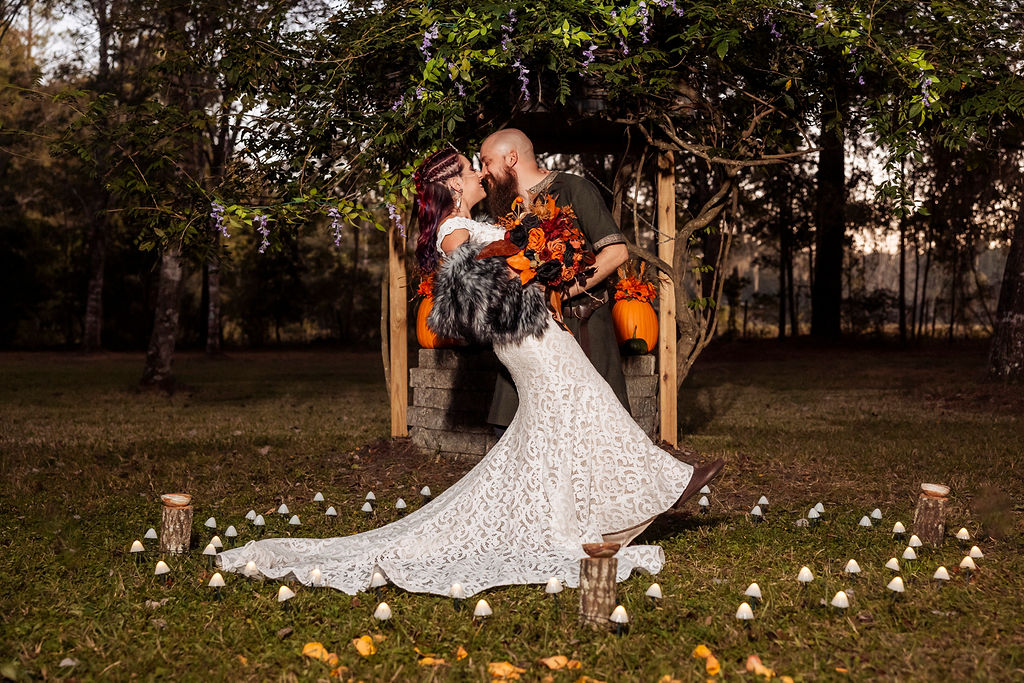Pagan Halloween Viking Wedding on Offbeat Wed 42