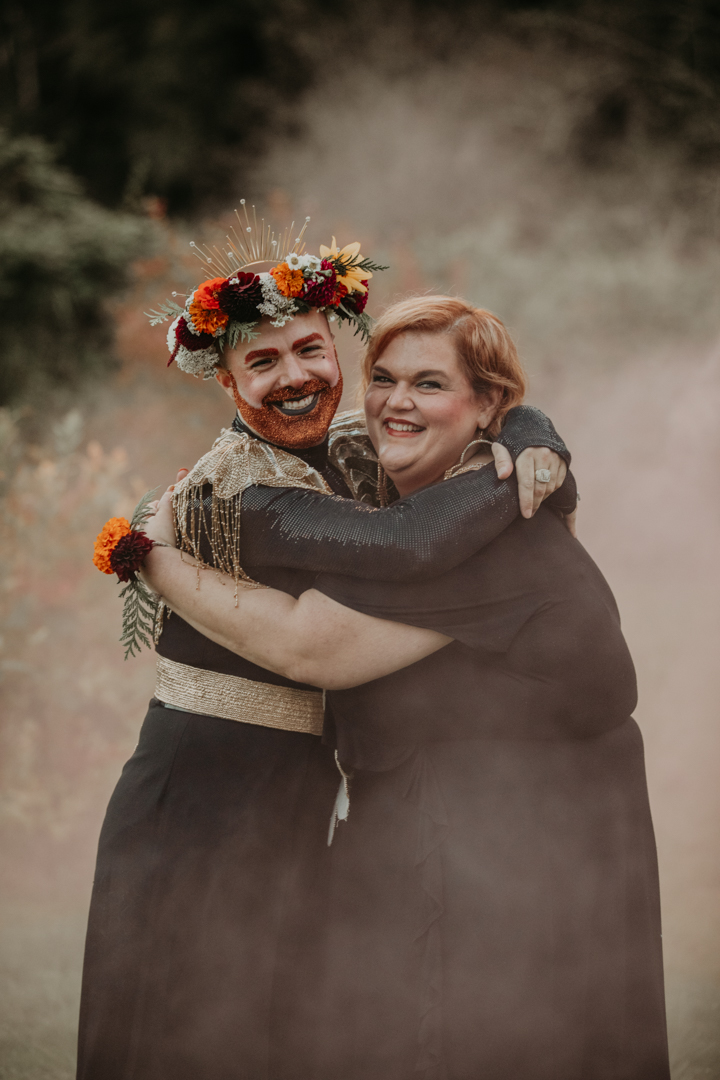 Queer halloween wedding inspiration 14