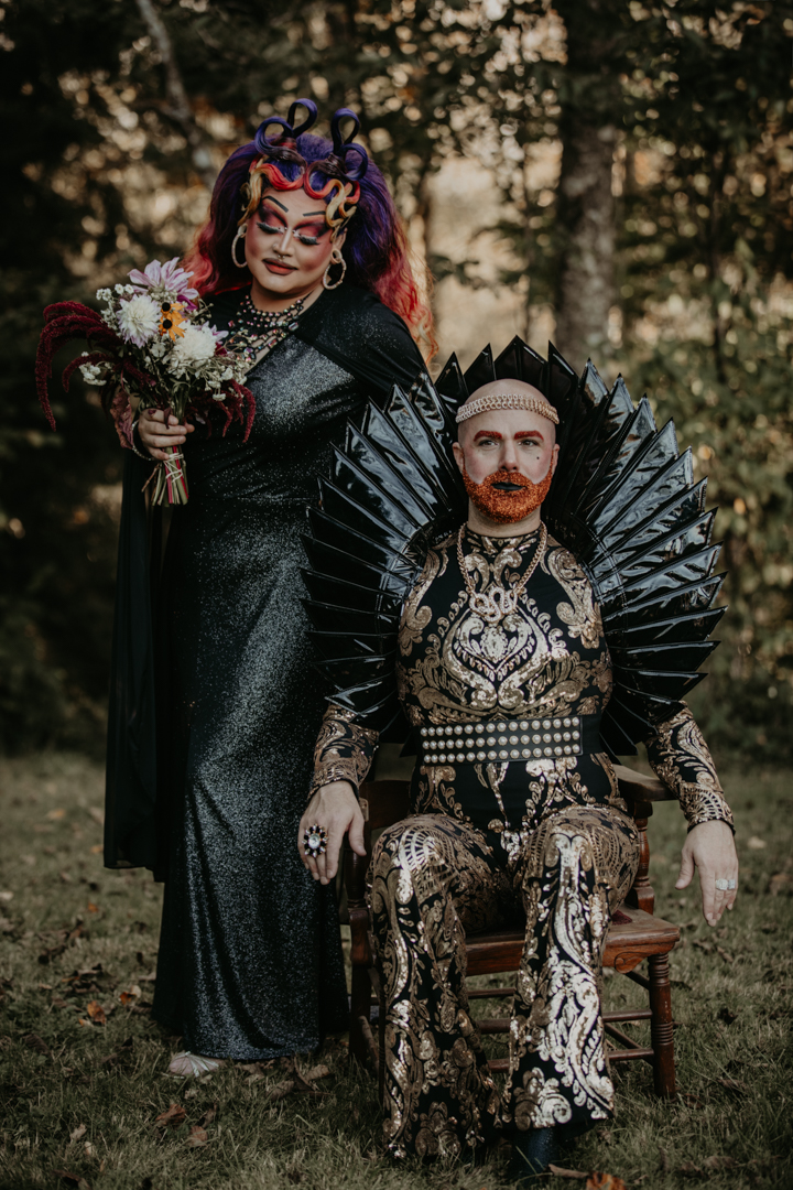 Queer halloween wedding inspiration 17