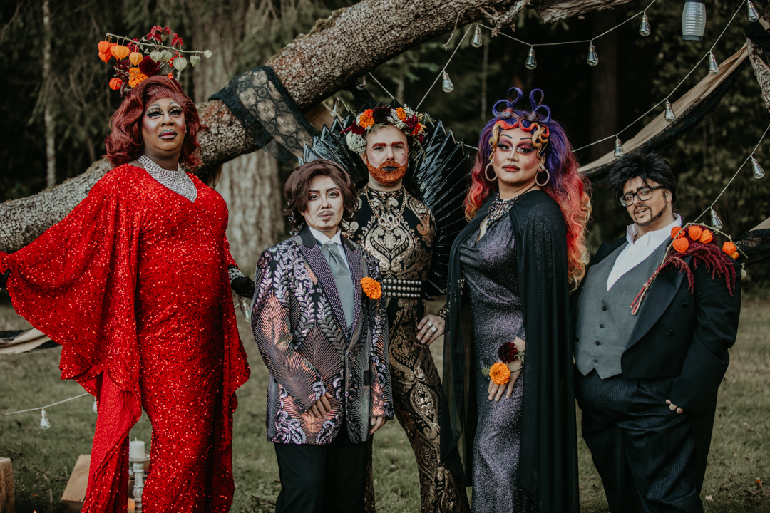 Queer halloween wedding inspiration 21