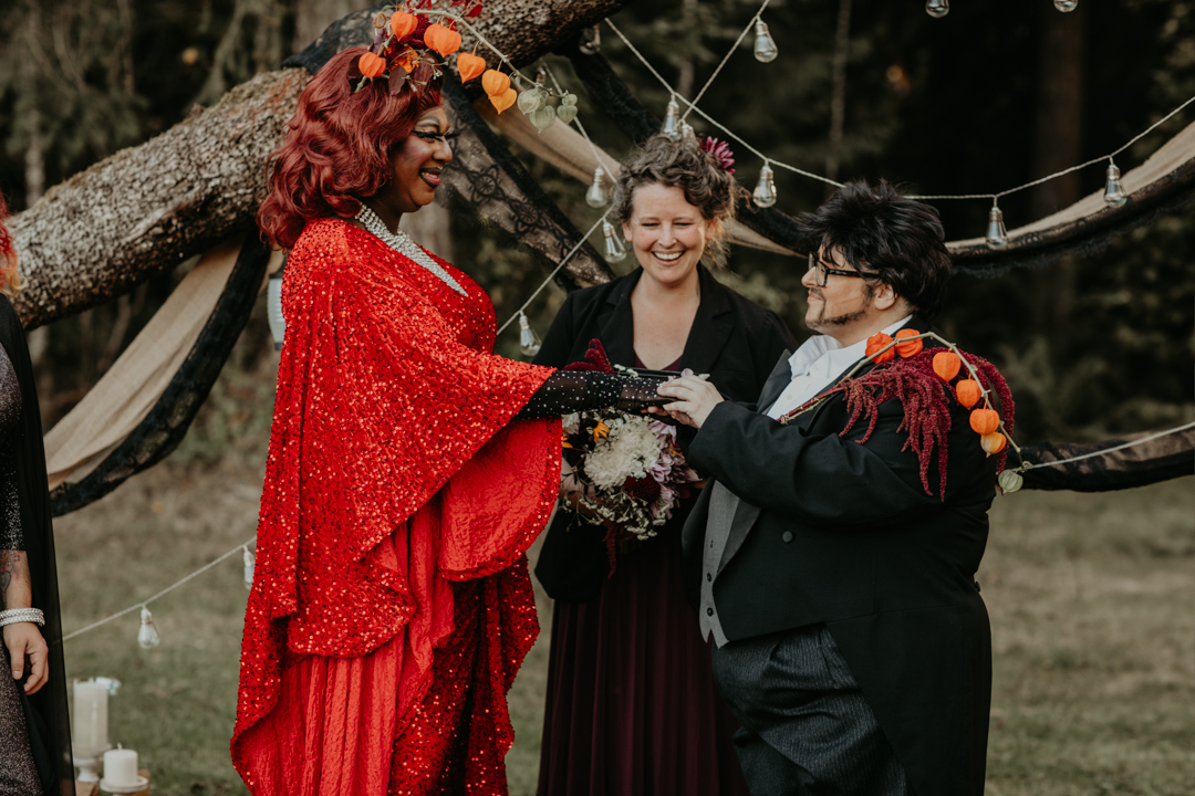 Queer halloween wedding inspiration 22