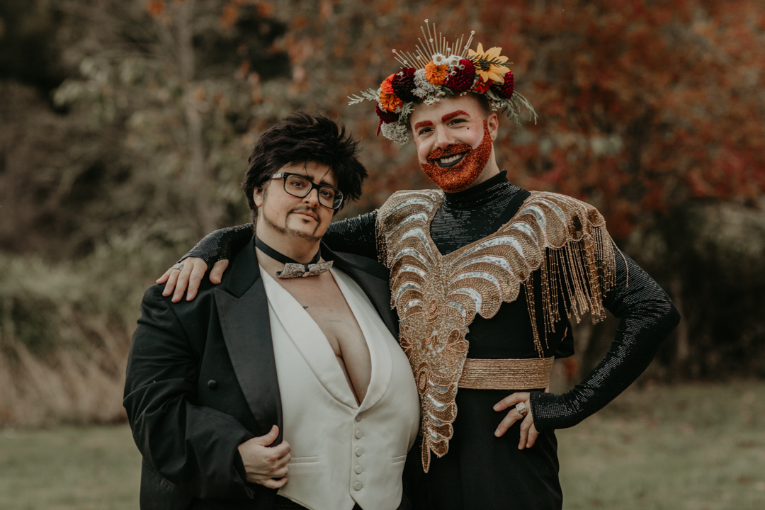 Queer halloween wedding inspiration 26