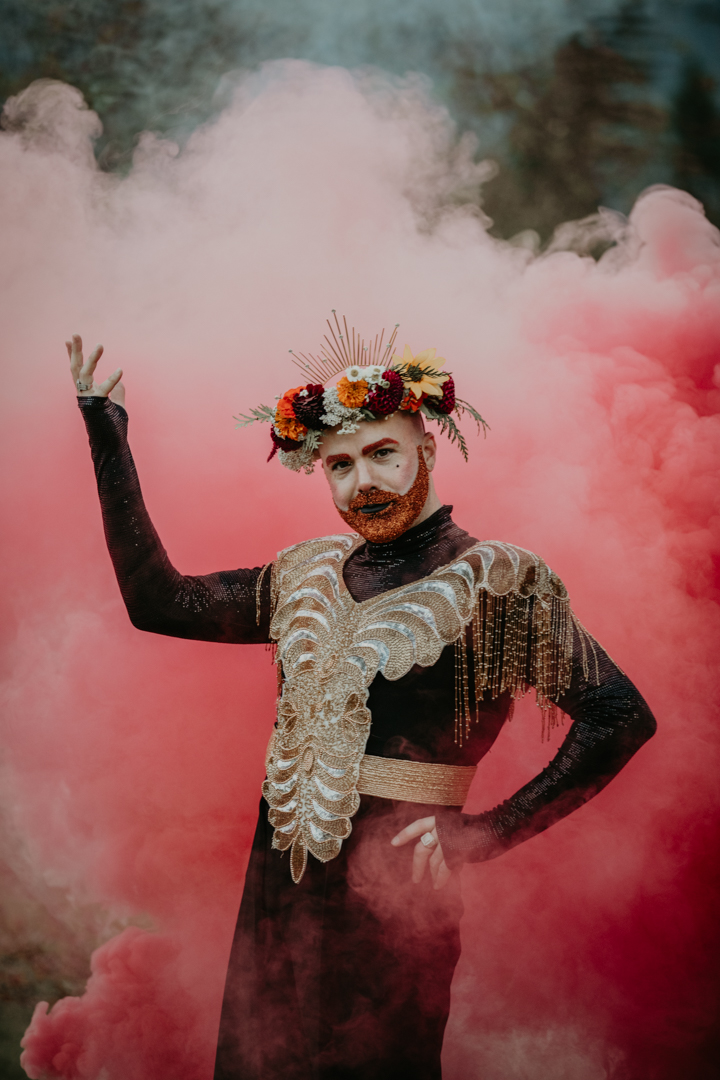 Queer halloween wedding inspiration 9