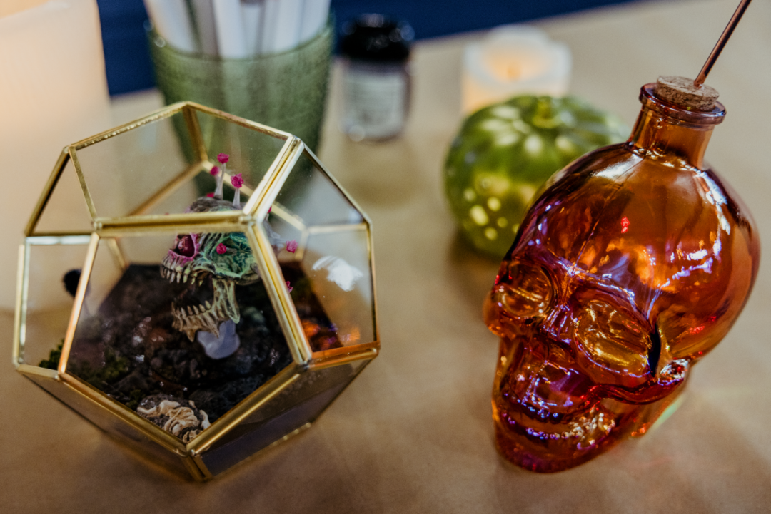 Trick or treat dessert bar wedding on offbeat wed 40