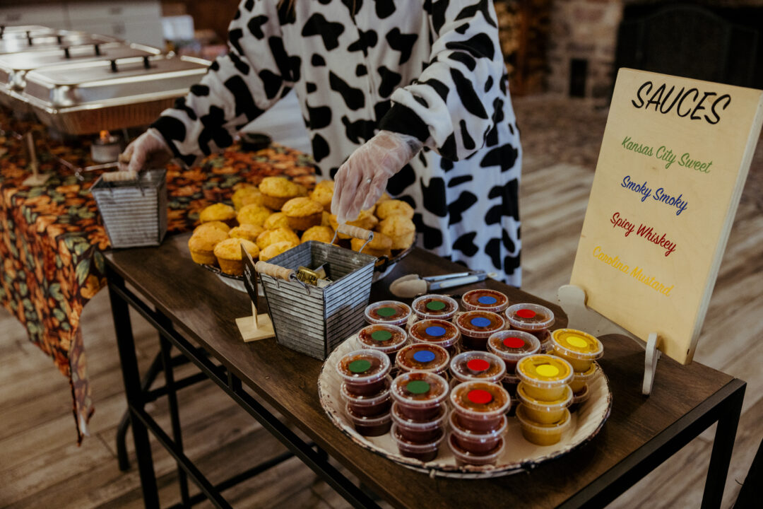 Trick or treat dessert bar wedding on offbeat wed 43
