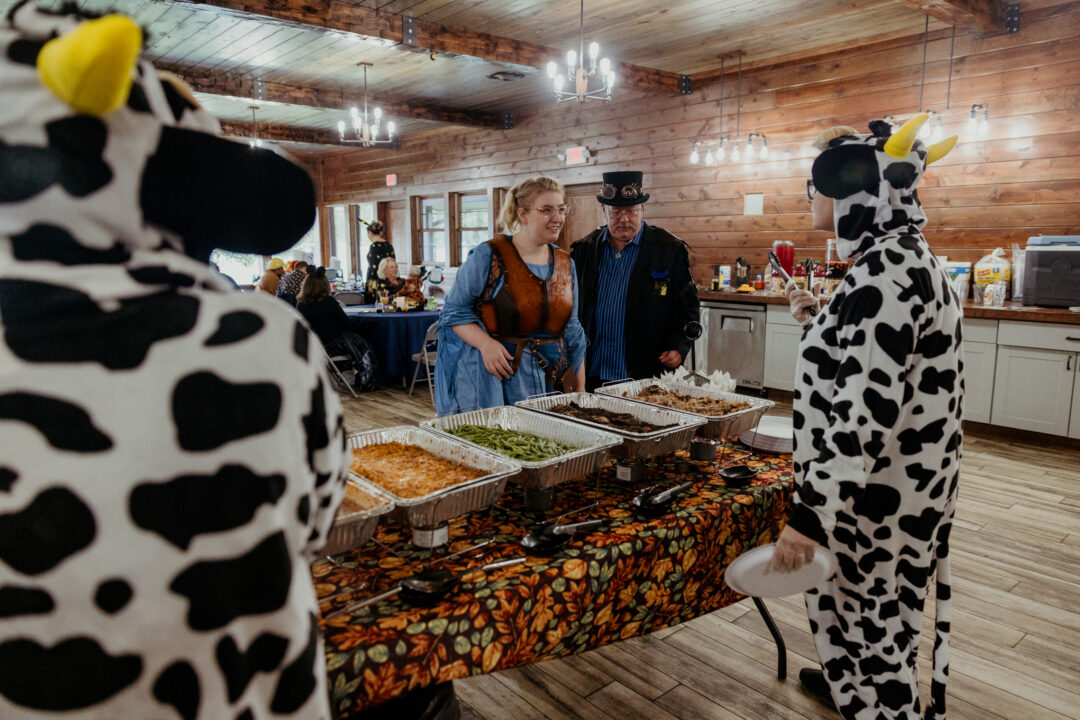 Trick or treat dessert bar wedding on offbeat wed 44