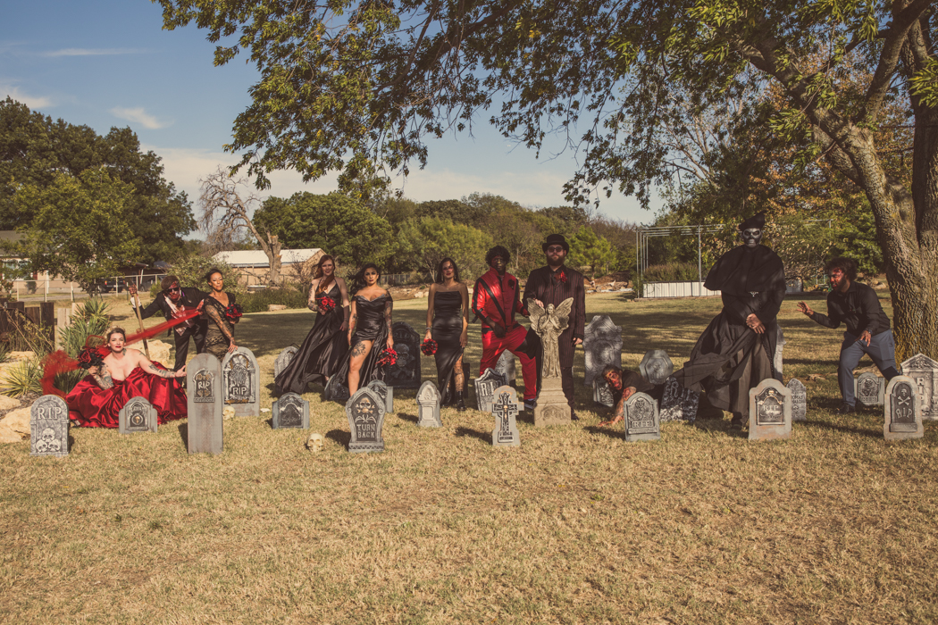 zombie vampire wedding on offbeat wed 13