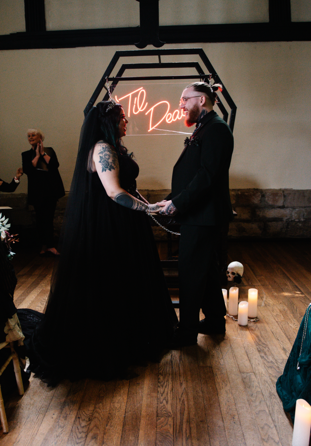 gothic wedding decor ideas on offbeat wed 3