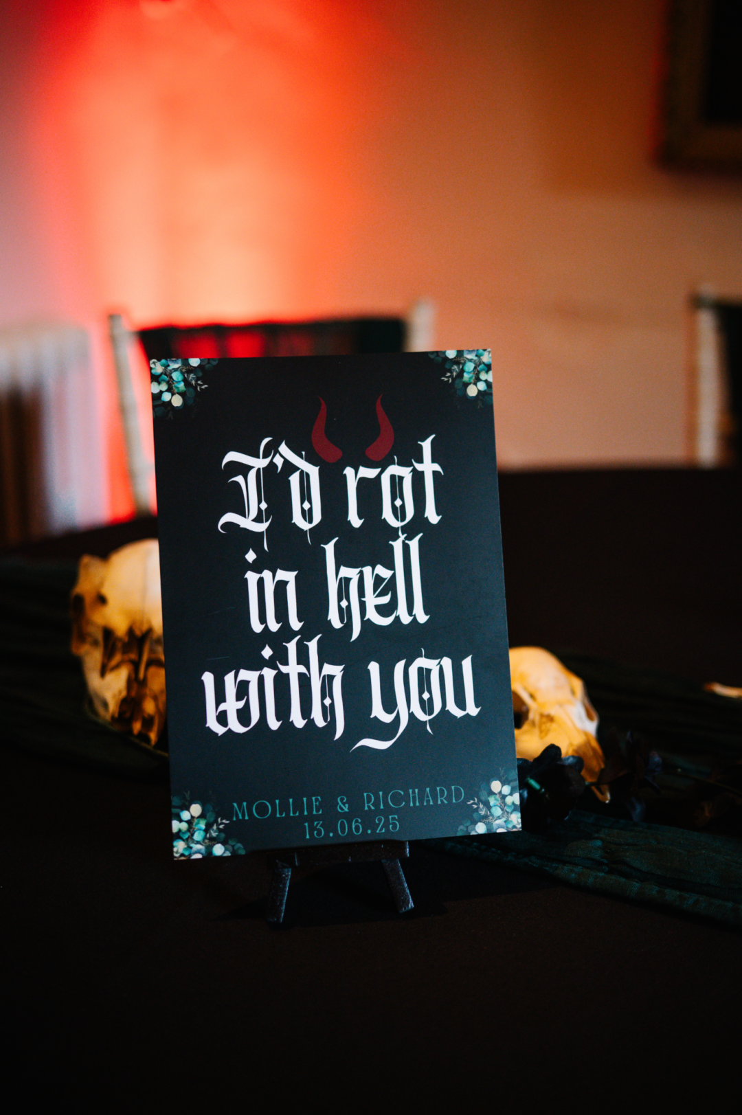 gothic wedding decor ideas on offbeat wed 41