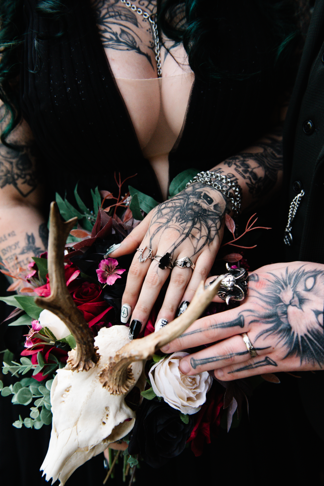gothic wedding decor ideas on offbeat wed 8