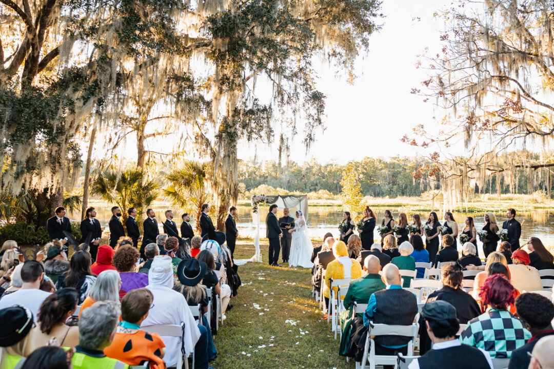 Backyard Halloween Wedding by Koontz Photography on Offbeat Wed 18