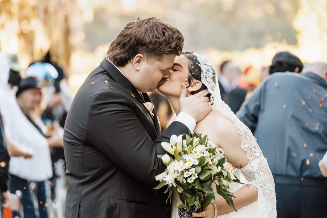 Backyard Halloween Wedding by Koontz Photography on Offbeat Wed 23
