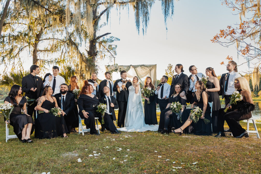 Backyard Halloween Wedding by Koontz Photography on Offbeat Wed 24