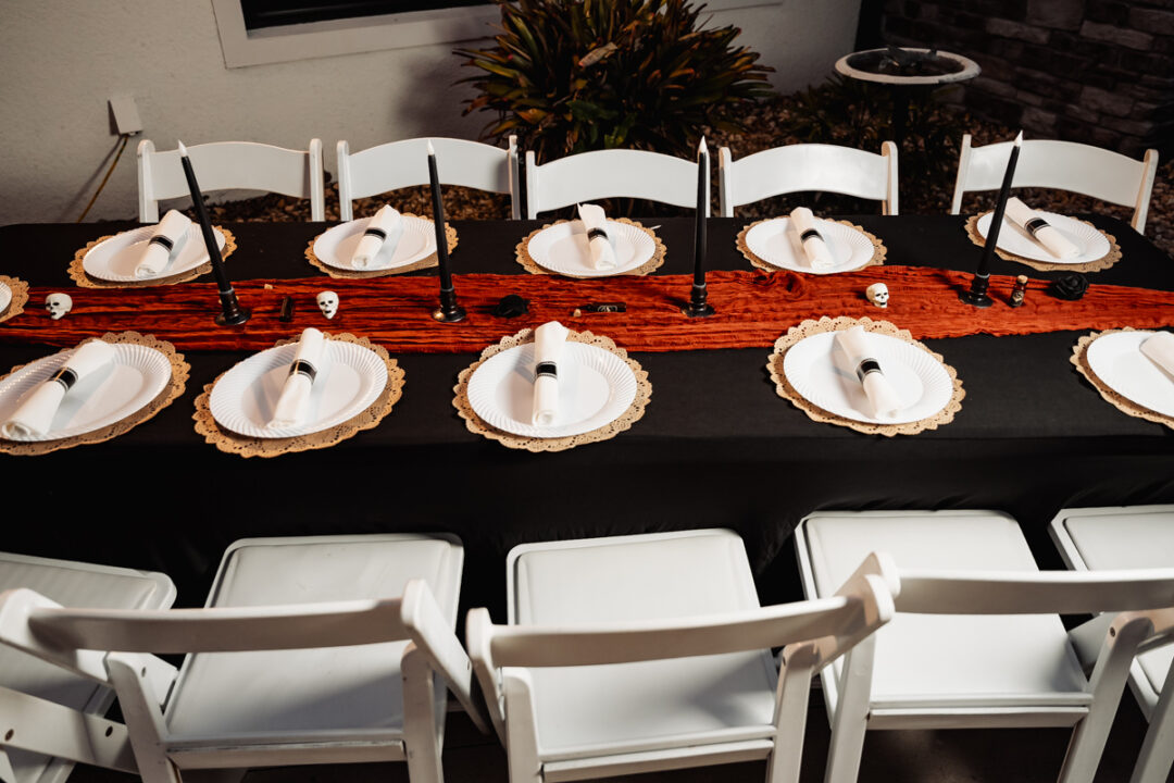 Backyard Halloween Wedding by Koontz Photography on Offbeat Wed 29
