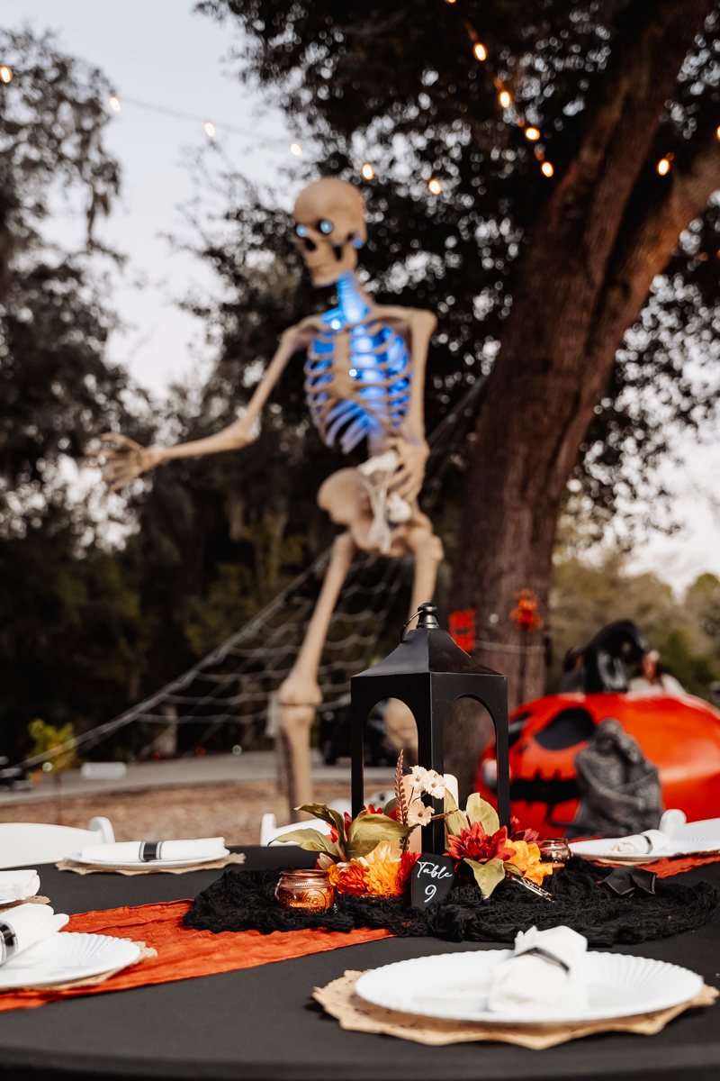Backyard Halloween Wedding by Koontz Photography on Offbeat Wed 30