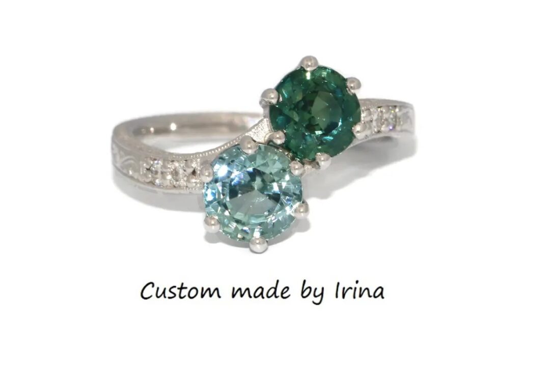 custom engagement ring by Irina Moi et Toi
