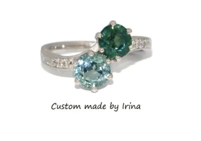 custom engagement ring by Irina Moi et Toi