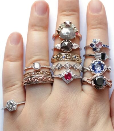 Custom Made Engagement Rings by Irina