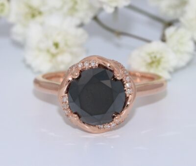 Rope Halo Bridal Ring by Irina