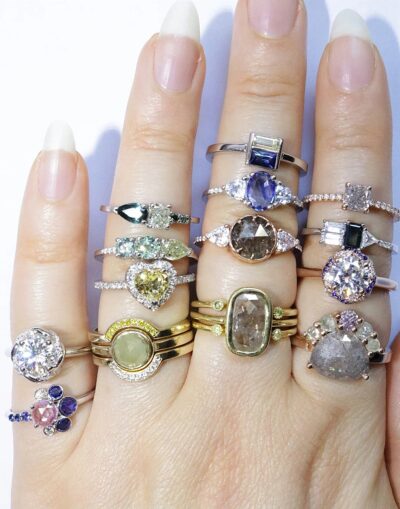 Custom Made Engagement Rings by Irina