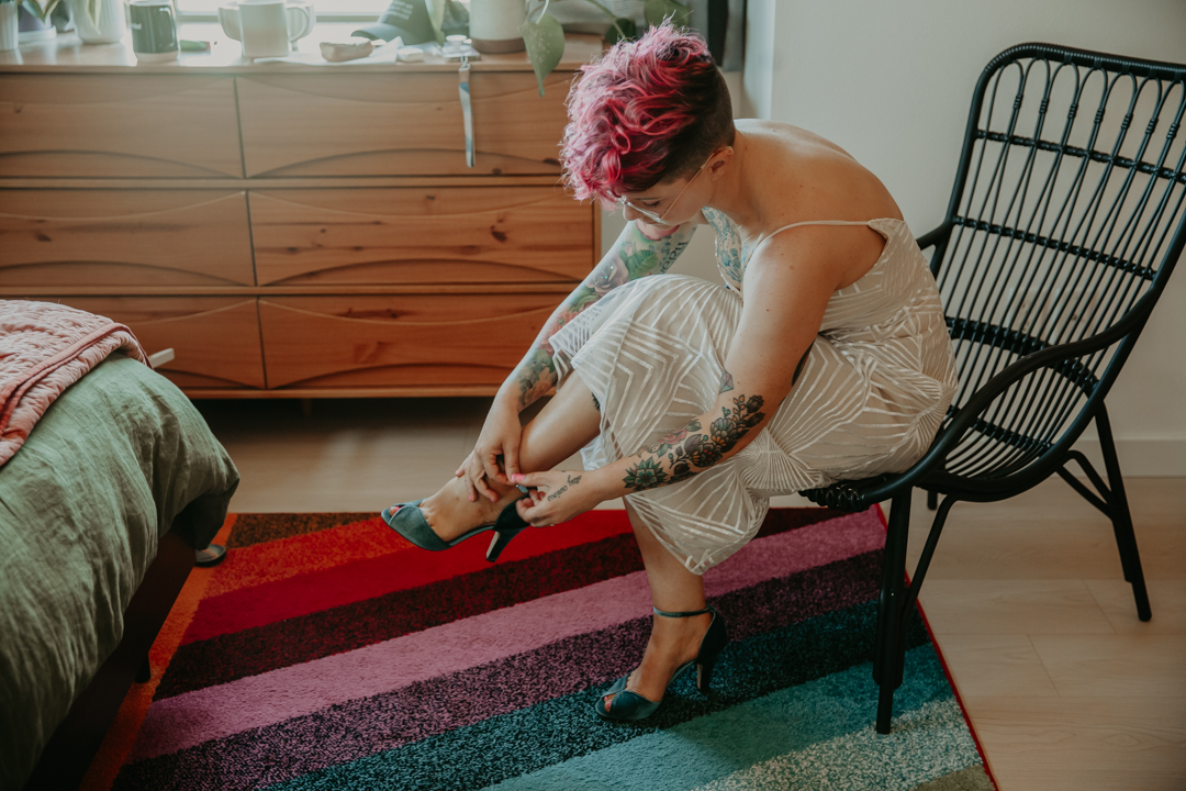 Bellingham Pride queer wedding celebration on offbeat wed 23 - A colorful queer wedding at Bellingham Pride (planned in only 3 WEEKS!) Bellingham Pride queer wedding celebration on offbeat wed 23