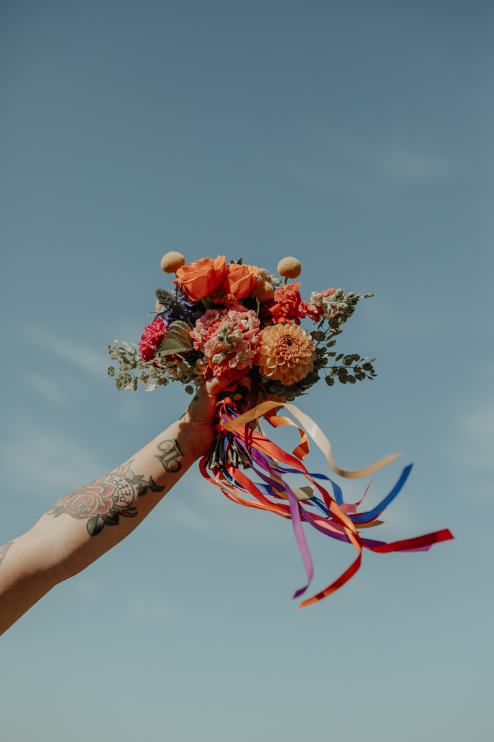 Bellingham Pride queer wedding celebration on offbeat wed 6 - A colorful queer wedding at Bellingham Pride (planned in only 3 WEEKS!) Bellingham Pride queer wedding celebration on offbeat wed 6