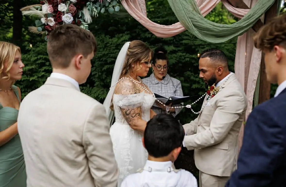 Blended Family El Lazo Wedding Ceremony on Offbeat Wed 4 - What role should your teens & adult children have in your blended family wedding? Blended Family El Lazo Wedding Ceremony on Offbeat Wed 4