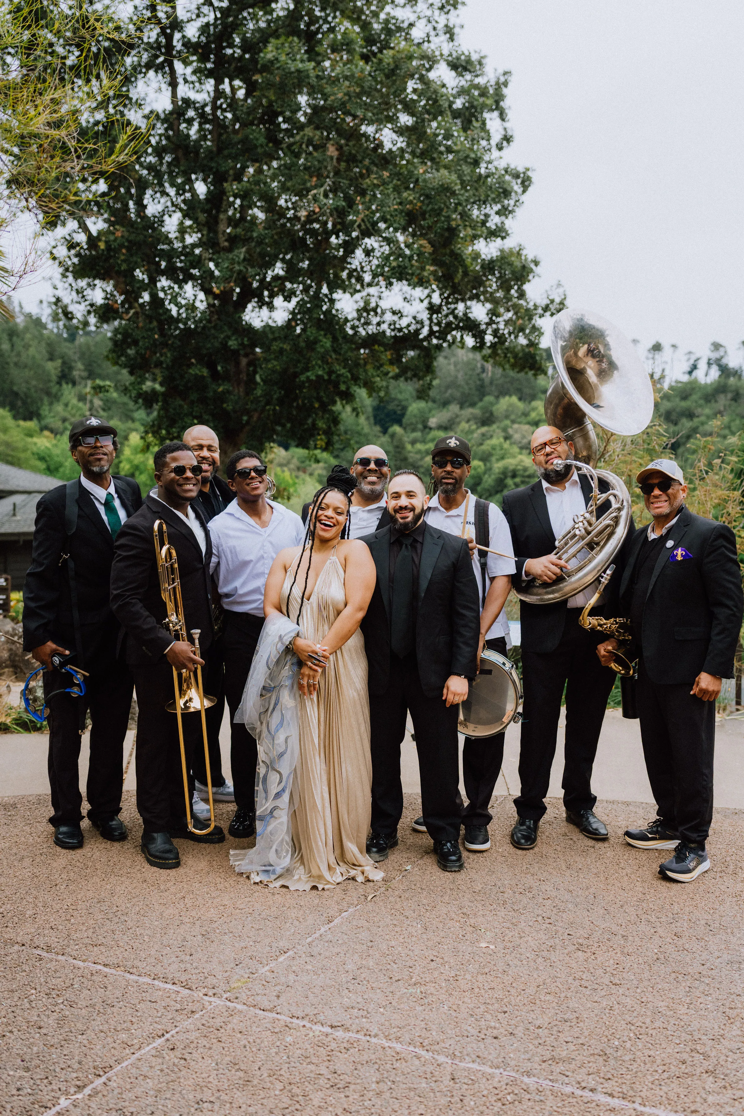 New Orleans meets Bay Area wedding on Offbeat Wed 11