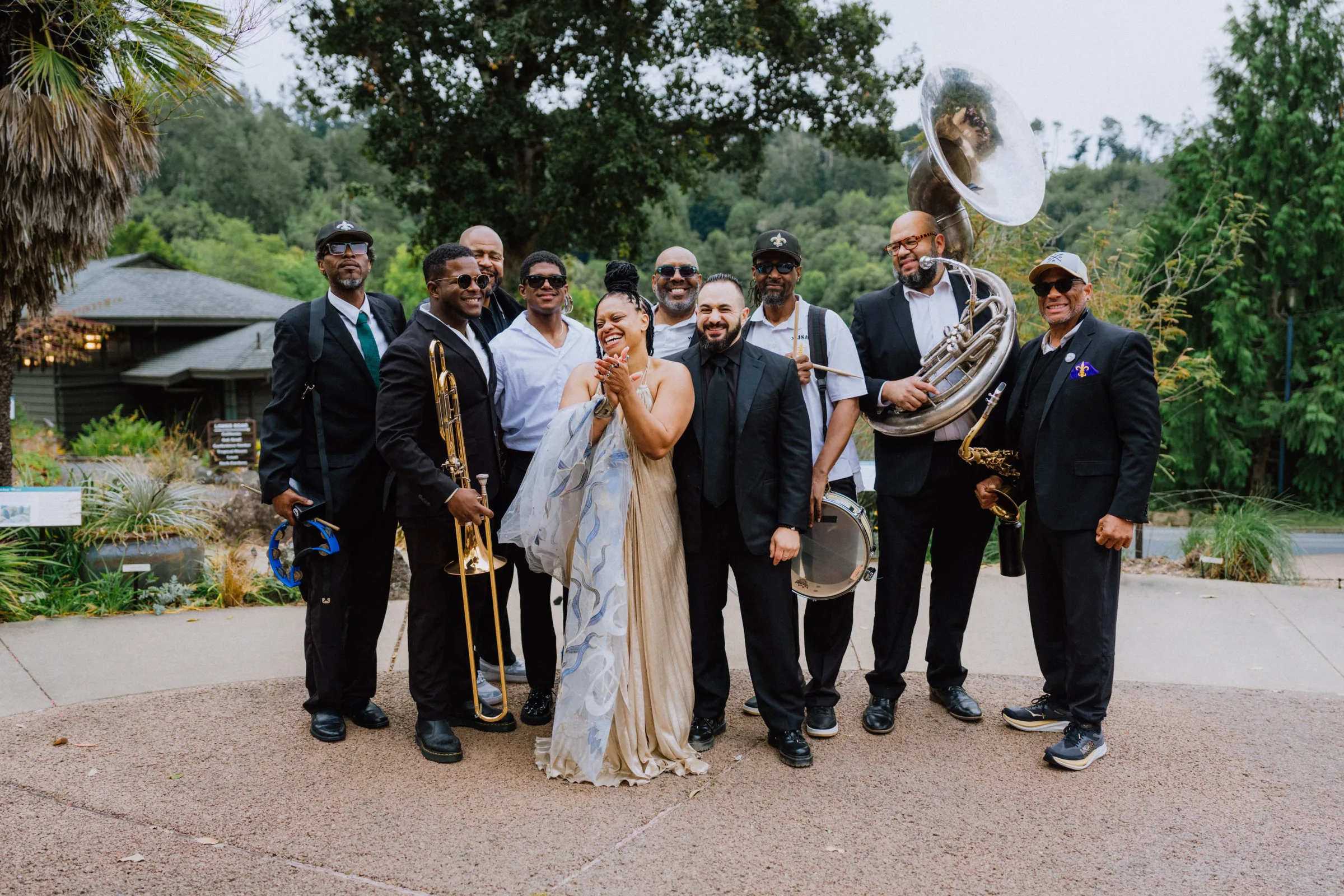 New Orleans meets Bay Area wedding on Offbeat Wed 26