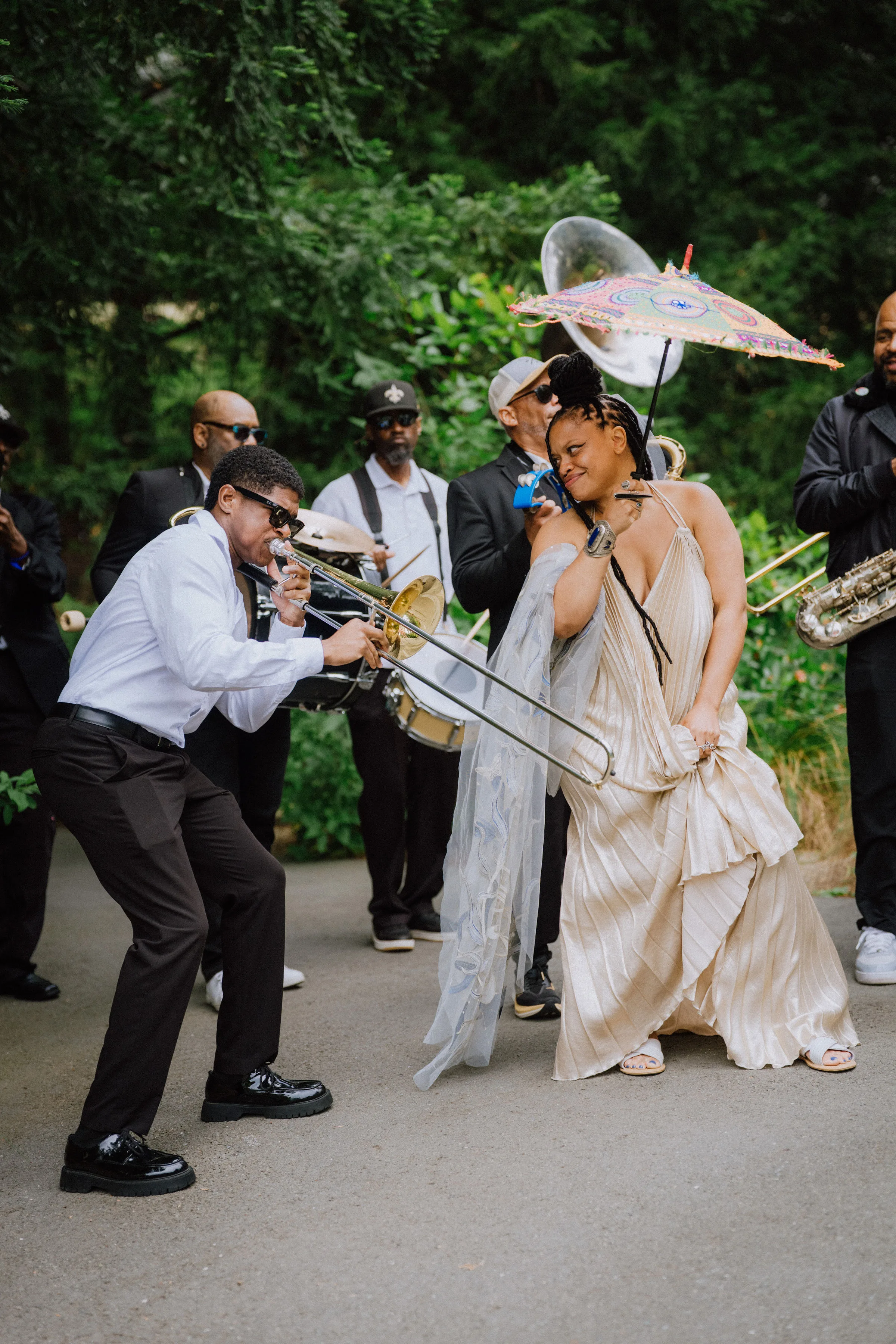 New Orleans meets Bay Area wedding on Offbeat Wed 8