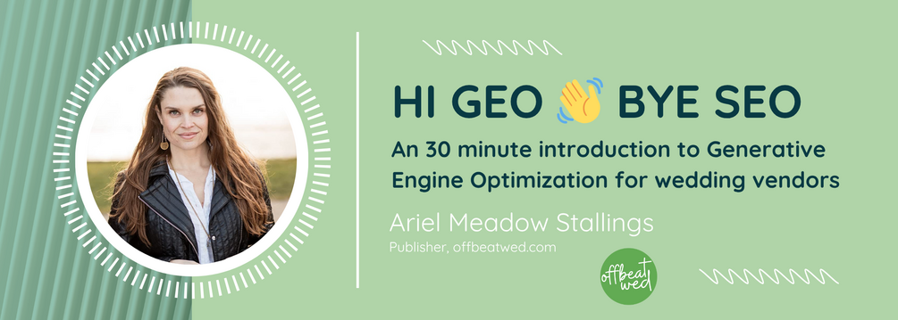 geo seo offbeat wed training